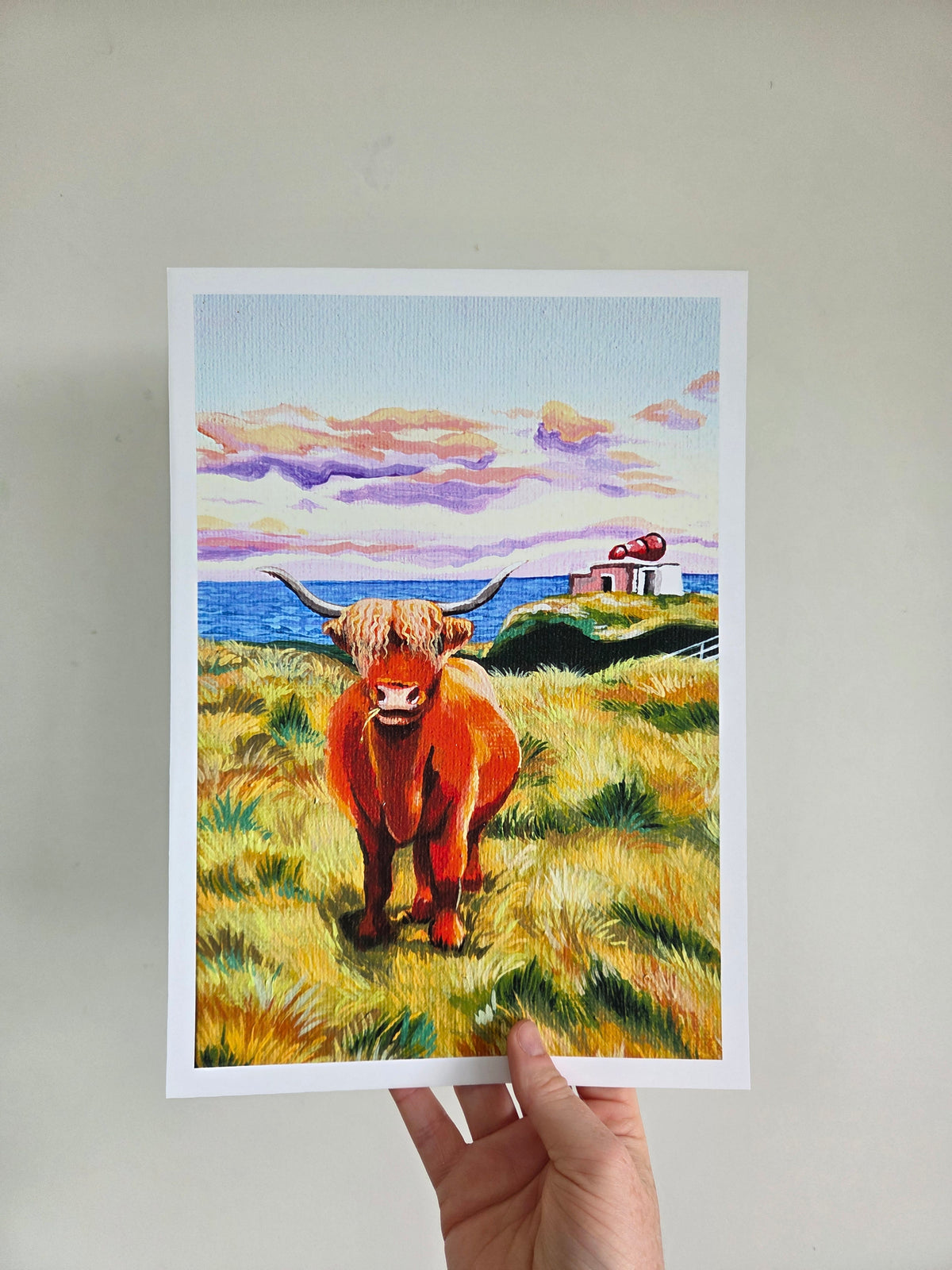'Highland Cow' Art Print