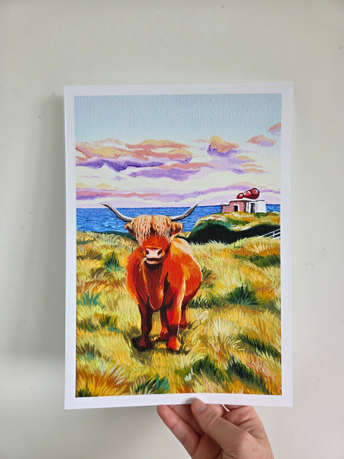 'Highland Cow' Art Print
