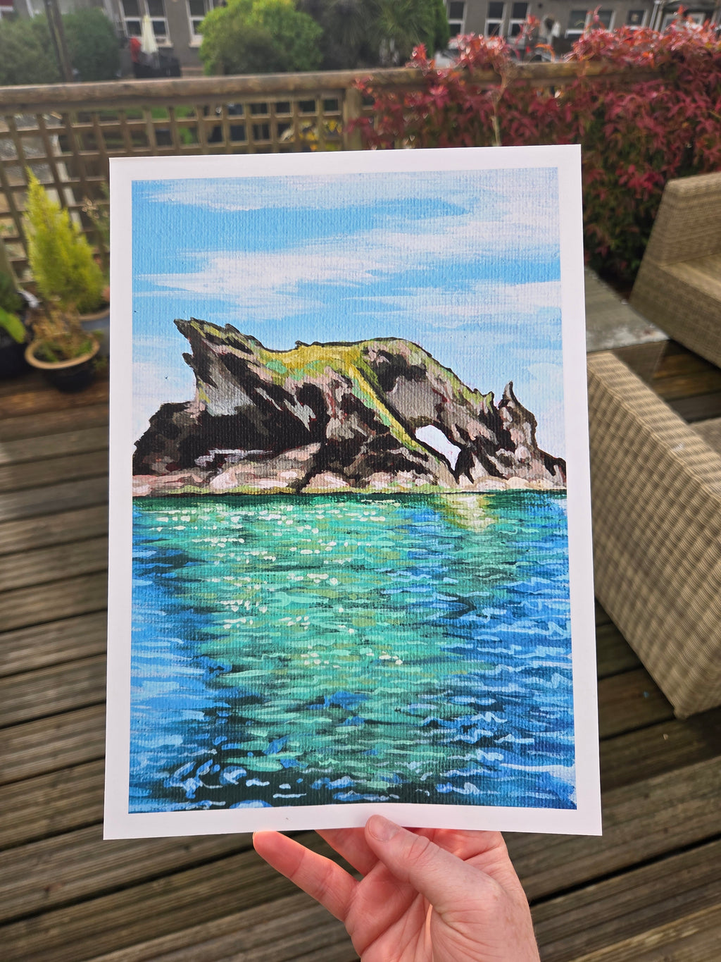 'Drinking Dragon' Art Print
