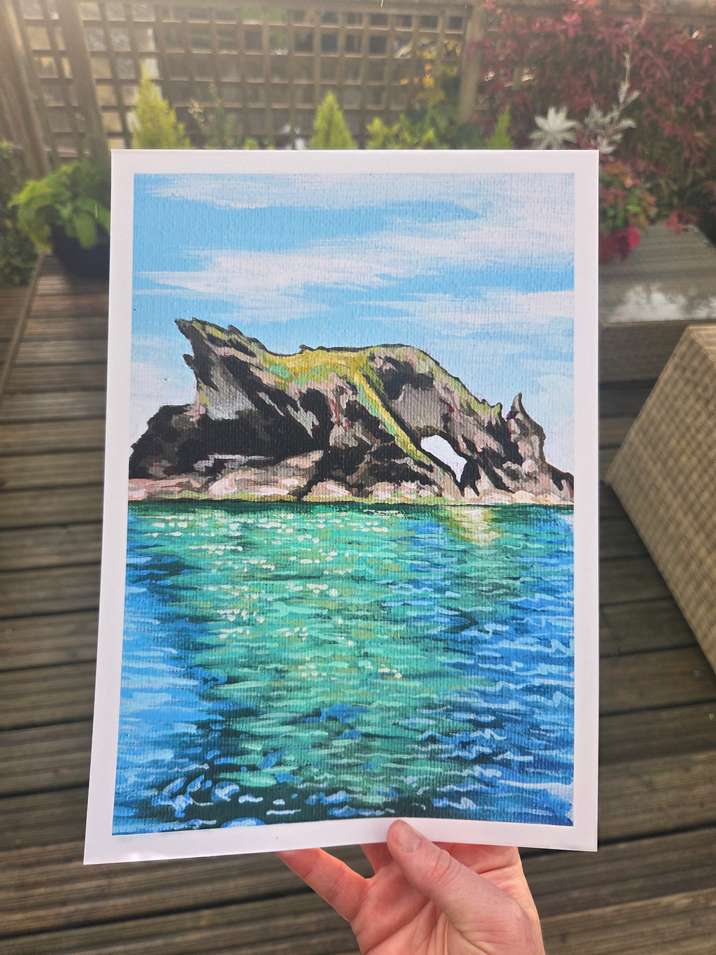 'Drinking Dragon' Art Print