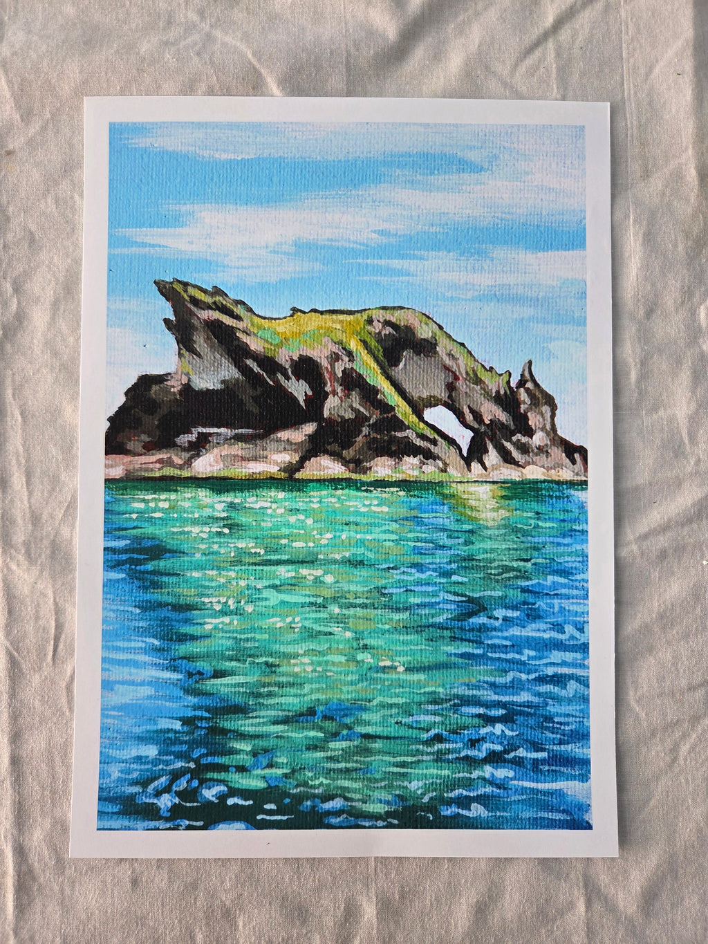 'Drinking Dragon' Art Print