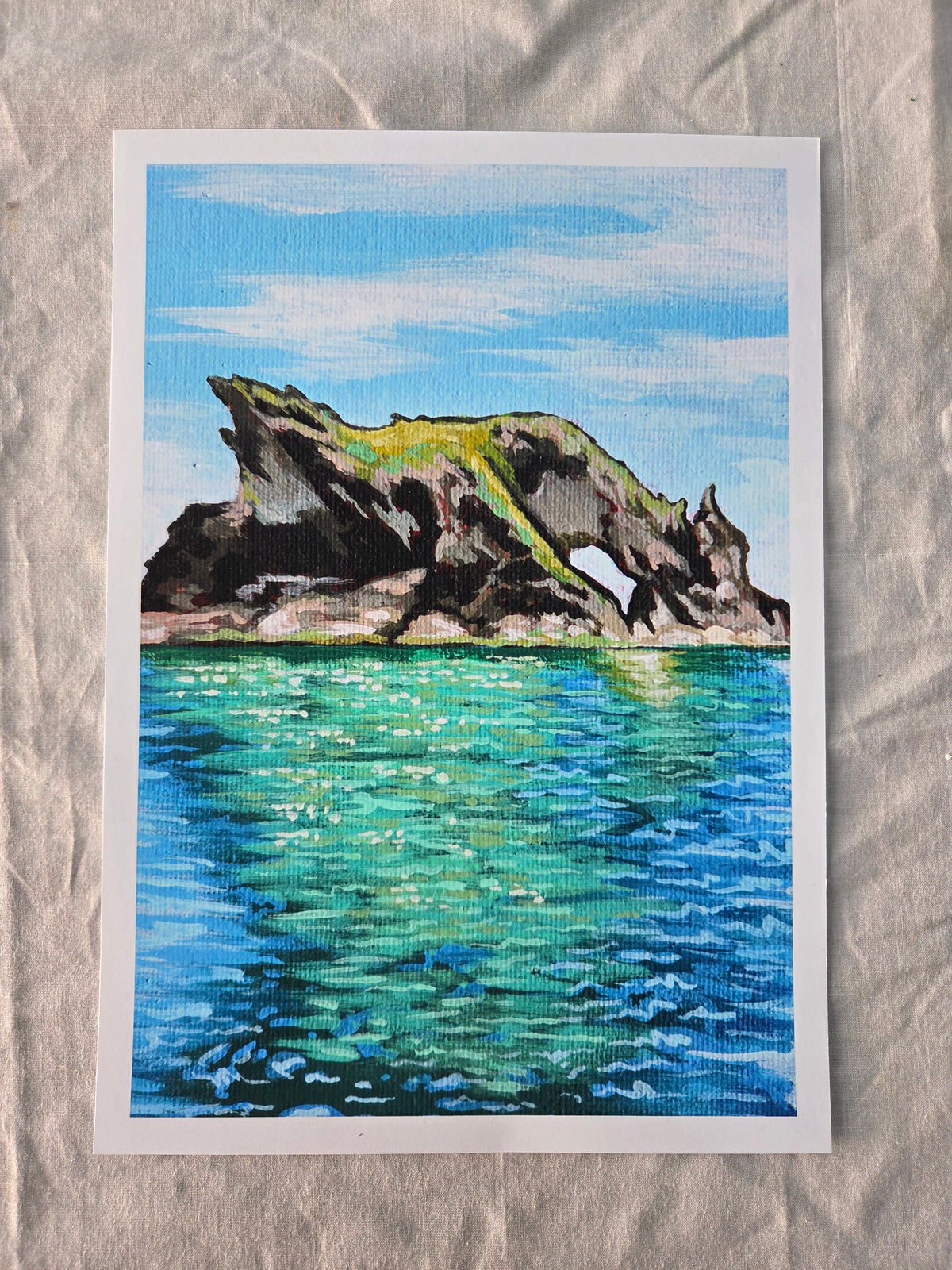'Drinking Dragon' Art Print