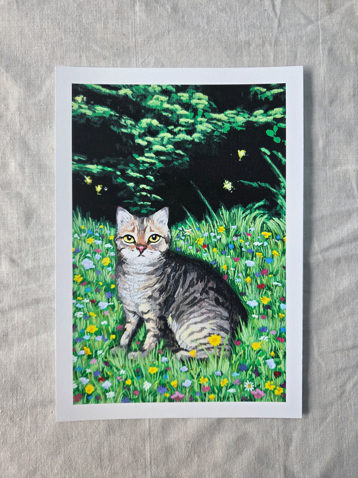 'Manx Cat' Art Print