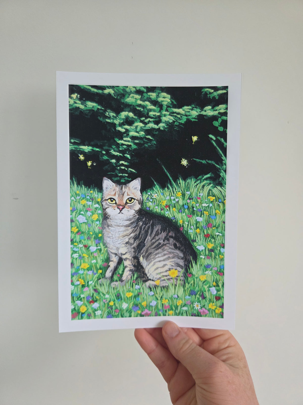 'Manx Cat' Art Print