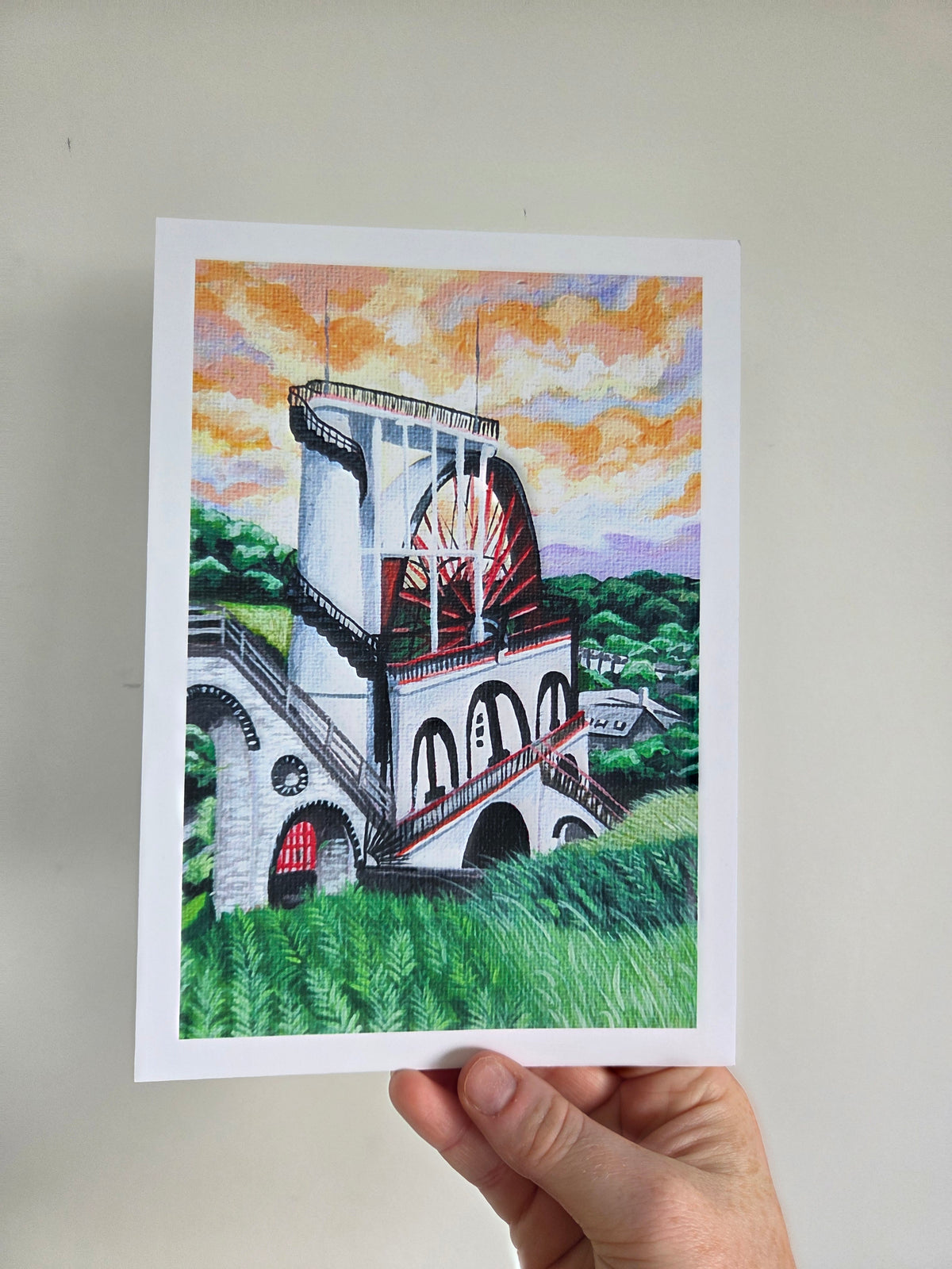 'Laxey Wheel' Art Print