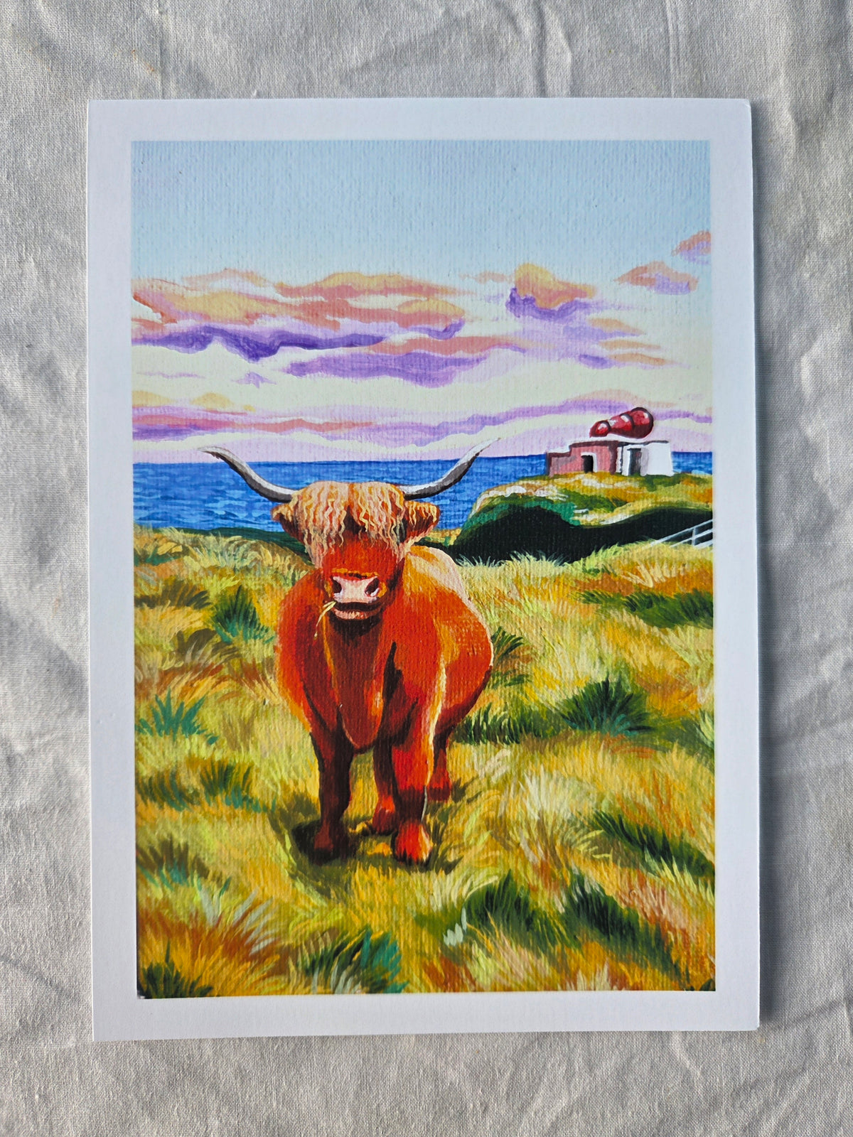 'Highland Cow' Art Print