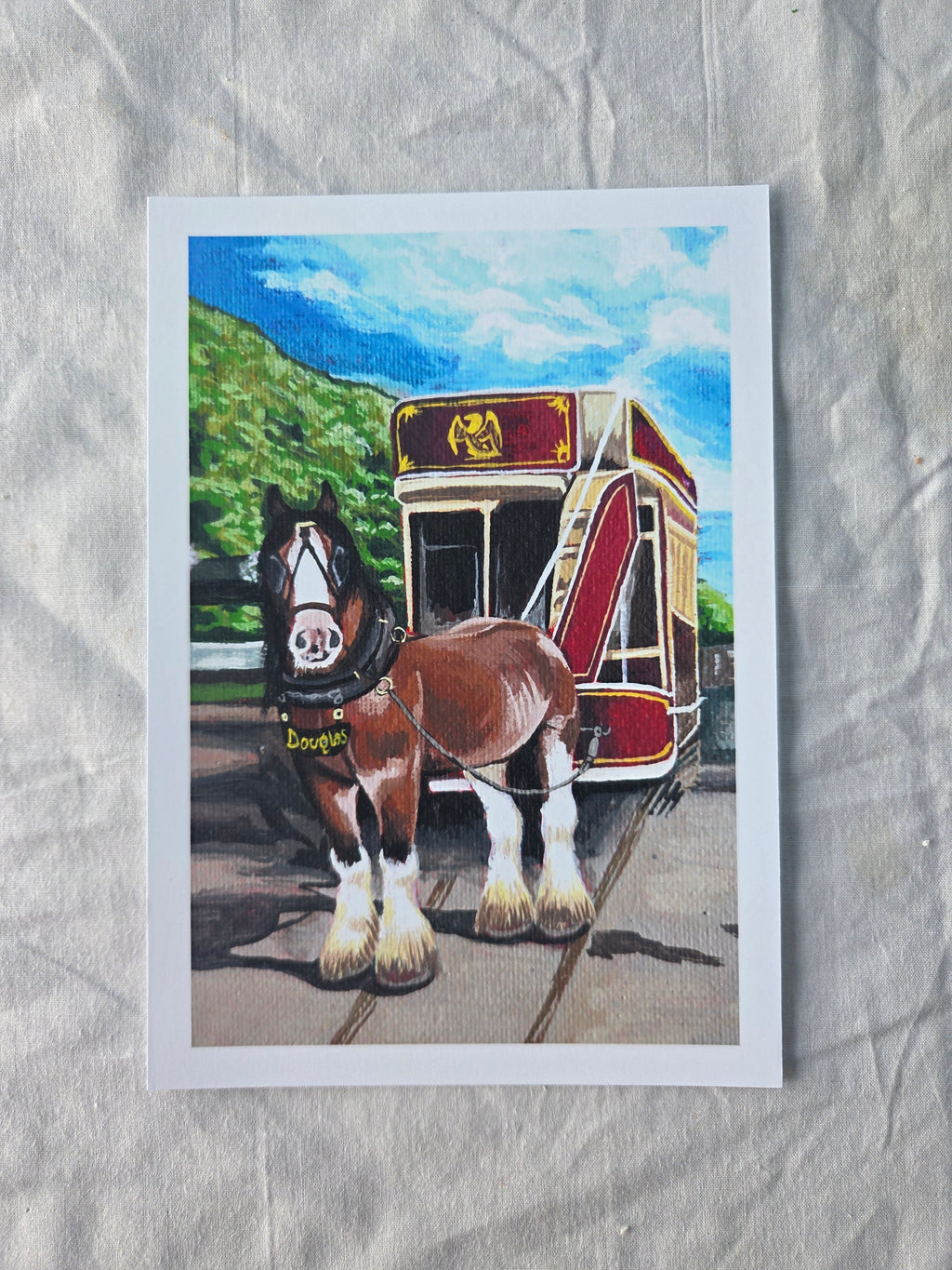 'Horse Tram' Art Print