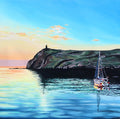 'Bradda Head Sunset' - Original Artwork
