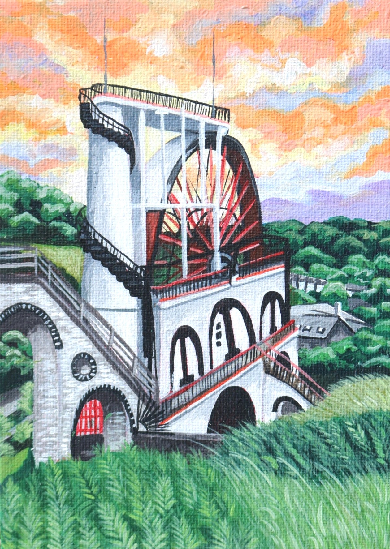 'Laxey Wheel' - Mini Original
