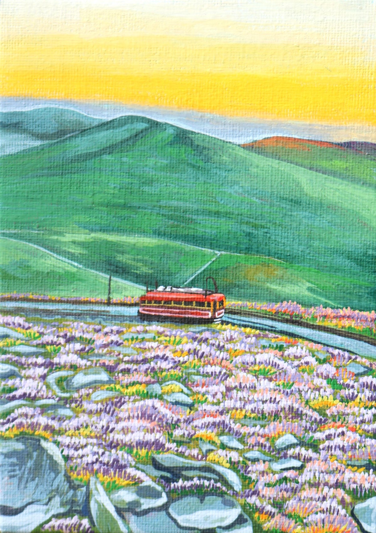 'Snaefell Tram' - Mini Original